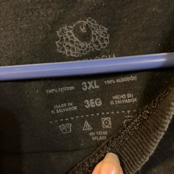 Fruit of the Loom black pocket tee 3x - Picture 2 of 3